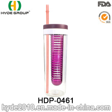 580ml Plastic BPA Free Fruit Infusion Water Bottle (HDP-0461)